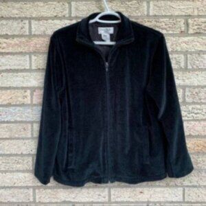 Vintage velvet plush emerald green jacket size Large
